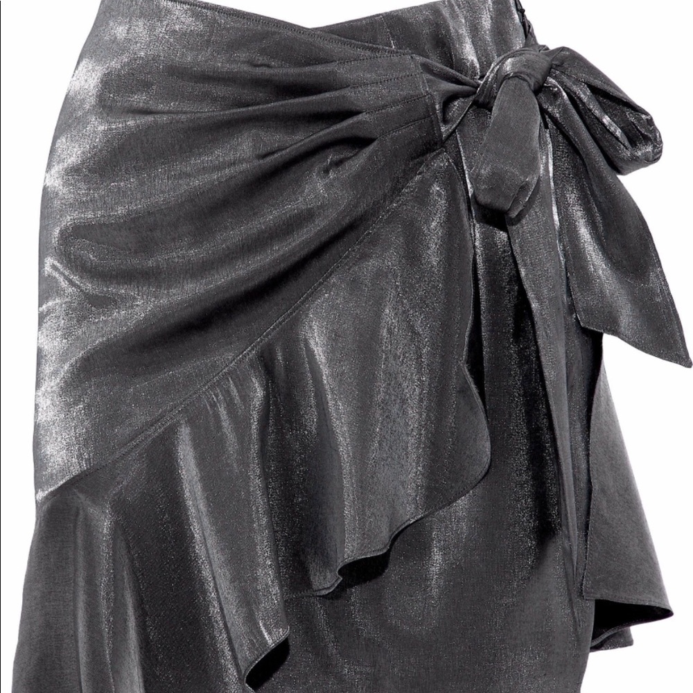 Cinq à sept metallic skirt - Picture 3 of 6